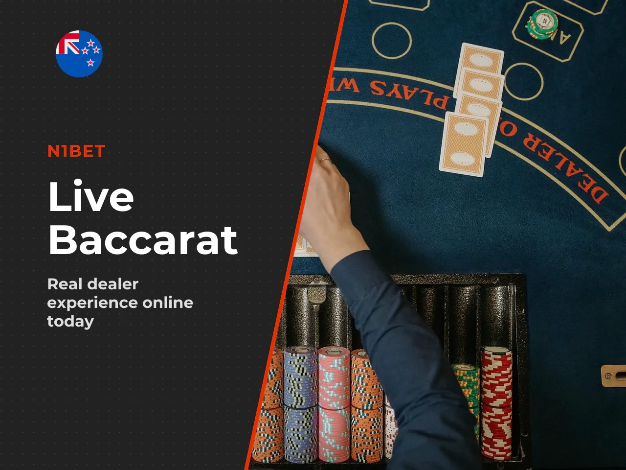 Baccarat live casino and games with