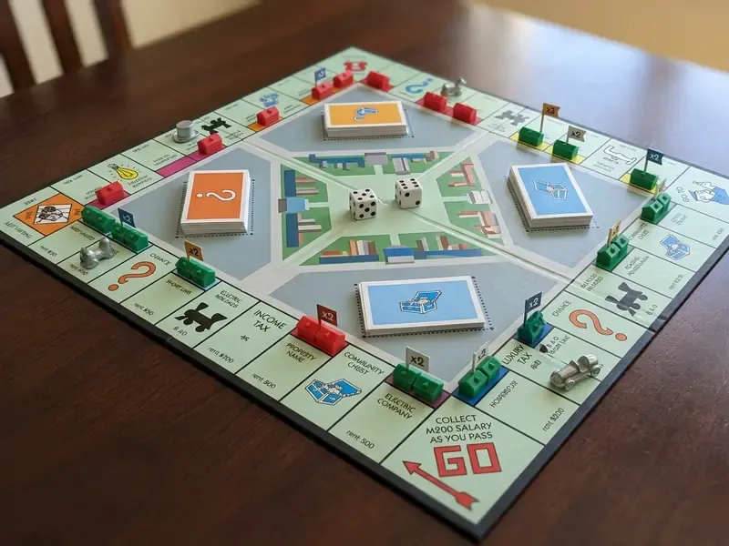 monopoly board bonus game