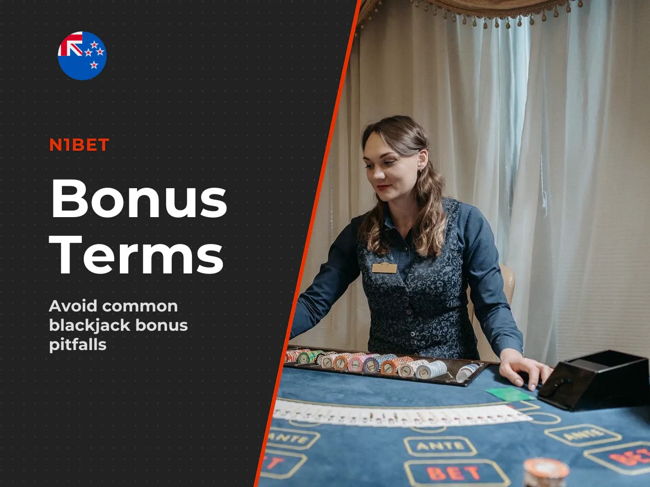 Bonus terms that void blackjack winnings