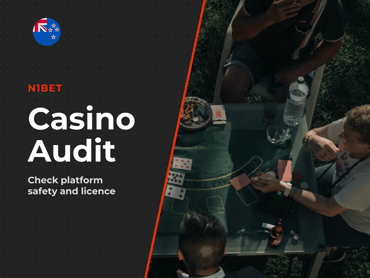 Checklist auditing an online casino before
