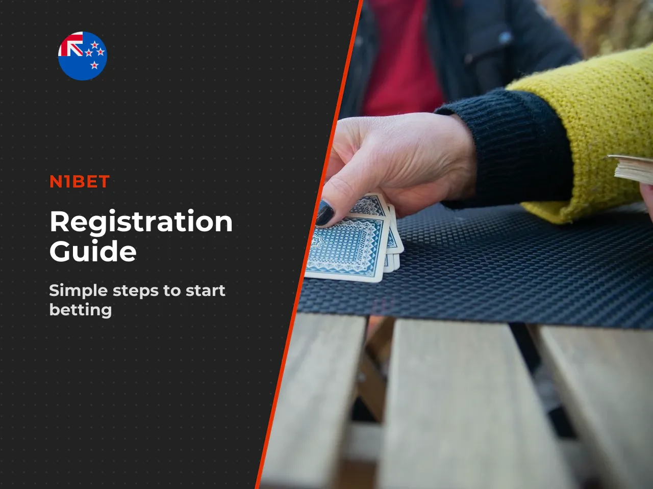 Choosing a game, registering and placing